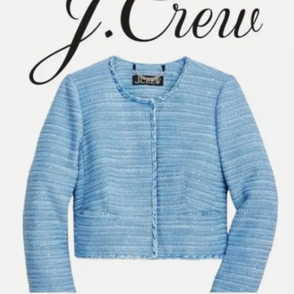 J.Crew Louisa Tweed Lady Jacket in Sequin‎ – Plus Size 16 -  NWT
